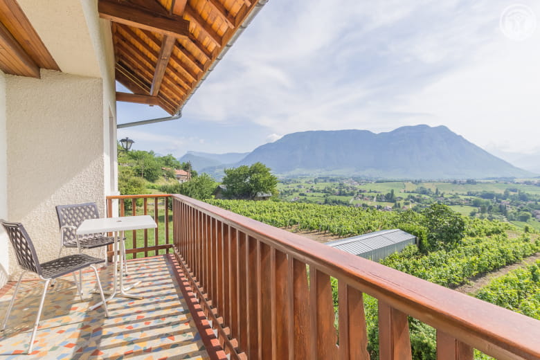 Vue du balcon la Savoyarde Massif des Bauges