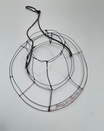 Atelier de sculpture de fil de fer 3D Arc en Lune